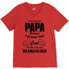 I'm Called Papa Because I'm Way Too Cool To Be Called Grandfather V-Neck Tee