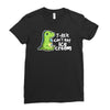 sad t rex Ladies Fitted T-Shirt
