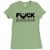 fuck shaving Ladies Fitted T-Shirt