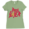 pizza slayer Ladies Fitted T-Shirt