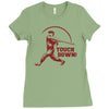 touch down funny Ladies Fitted T-Shirt