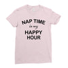 happy hour Ladies Fitted T-Shirt