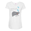 cloudy Maternity Scoop Neck T-shirt