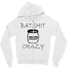batshit crazy mini Zipper Hoodie