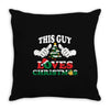 This Girl Loves Christmas Throw Pillow