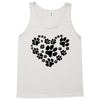 cat love paw Tank Top