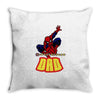 spider dad Throw Pillow