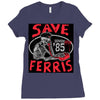 save ferrıs Ladies Fitted T-Shirt