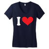 i heart customize it Women's V-Neck T-Shirt