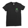 Alien Pocket Ladies Fitted T-Shirt