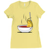 grilled cheese bath Ladies Fitted T-Shirt