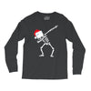 skeleton dabbing christmas Long Sleeve Shirts