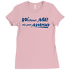 without me, its just aweso Ladies Fitted T-Shirt