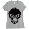 mean monkey Ladies Fitted T-Shirt