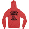 Super Cool Momma Of A Freaking Awesome Son Zipper Hoodie