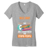walk away i have anger issues Women's V-Neck T-Shirt