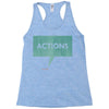 louder than words Racerback Tank