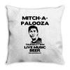 mitch a palooza Throw Pillow