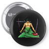 roronoa zoro Pin-back button