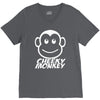 cheeky monkey funny V-Neck Tee