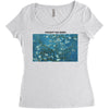 Van Gogh  Blossoming Almond Women's Triblend Scoop T-shirt