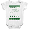 merry christmas ugly christmas sweater Baby Bodysuit