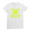 sorry i cant Ladies Fitted T-Shirt