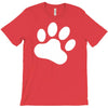 paw sticker vinyl decal T-Shirt