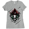 illuminati damage Ladies Fitted T-Shirt
