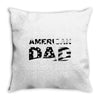 american dad black Throw Pillow