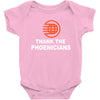 thanks to phoenicians Baby Onesie