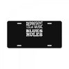 blues rules License Plate
