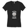pluto Never Forget Women's V-Neck T-Shirt