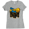 plastic debris Ladies Fitted T-Shirt