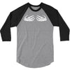 skeleton hands halloween funny 3/4 Sleeve Shirt