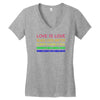 love is love, black lives matter, climate change is real, immigrants m Women's V-Neck T-Shirt