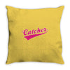 gay pride catcher funny Throw Pillow