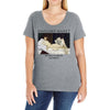 Edouard Manet Olympia Ladies Curvy T-Shirt