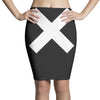 cross logo Pencil Skirts