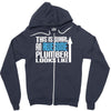 this is what an awesome plumber looks like Zipper Hoodie