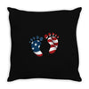 4th of July Baby Foot Throw Pillow
