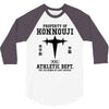 Property Of Honnouji Athletics Dept. 3/4 Sleeve Shirt