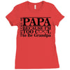 papa Ladies Fitted T-Shirt