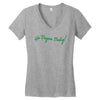 Go vegan baby Women's V-Neck T-Shirt