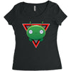 Final Space Mooncake with Triangle Women's Triblend Scoop T-shirt