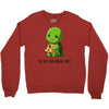 ninja diet (green) Crewneck Sweatshirt