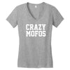 crazy mofos Women's V-Neck T-Shirt