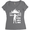 Floss Like A Boss Women's Triblend Scoop T-shirt