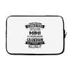 Super Cool Mimi Of A Freaking Awesome Grandson Laptop sleeve