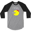 Mrs. Pacman 3/4 Sleeve Shirt